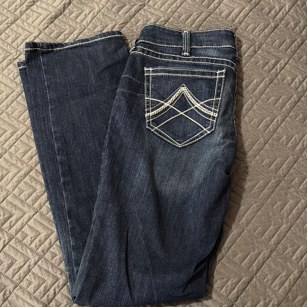 Ariat Womens Blue Jeans - Picture 3 of 6